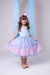 Imagem do Vestido Princesa Belli Tematico Sereia - Ariel - Fundo do Mar (VESTFNTSERIA)