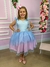 Vestido Princesa Belli Tematico Sereia - Ariel - Fundo do Mar (VESTFNTSERIA) - comprar online