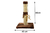 Arranhador Para Gatos Torre Sustentável Luppet Marrom (LP9034-03) - comprar online