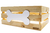 Caixa Organizadora Pet Luppet Com Madeira Reaproveitada Natural (LP9410-03) - comprar online