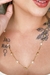 Colar com Pérolas de Coração Banhado em Ouro 18k (CL0005)