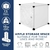 GUARDA ROUPA SAPATEIRA MODULAR ARARA CABIDEIRO ARMARIO ORGANIZADOR BRINQUEDOS ESTANTE AZUL (7723) na internet