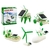 KIT MONTAGEM DE ROBO SOLAR 6 EM 1 ROBOTICA INICIANTE EDUCACIONAL CARRO AVIAO GEEK CRIANCA (2850)
