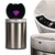 LIXEIRA AUTOMATICA COM SENSOR 12 LITROS INOX POLIDO GRANDE CABO USB COM CESTO REMOVIVEL LUXO RECARREGAVEL (2959) - comprar online