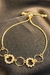 Pulseira Regulável com Arcos Trabalhados Banhado em Ouro 18k (PL0005)