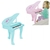 PIANO INFANTIL TECLADO ELETRONICO MUSICAL SINFONIA COM MICROFONE KARAOKE LUZES MP3 (7699) - comprar online