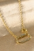 Colar Corrente de Elo Largo com Fecho Boia e Mosquetão Banhado em Ouro 18k (CL0018) na internet