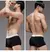 Imagem do Men Sports Boxers Underwear Cuecas Letras Banda Larga Branco Preto Cinza L XL XXL Respirável Ventilar Moda Fitness Sports