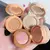 Paleta de maquiagem de textura fosca e perolada, blush de brilho, marcador, cont - Utilidades Shopping