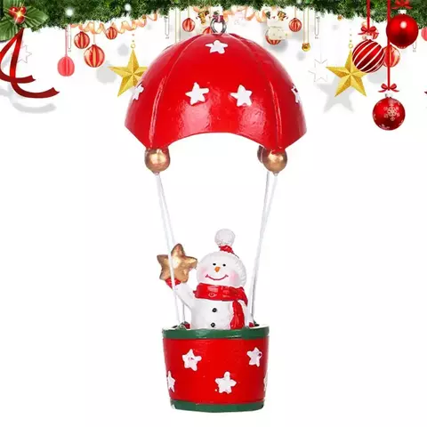 Papai Noel Paraquedas Ornamentos, brinquedo Boneco De Neve, árvore De Natal Dec