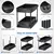 Organizador de 2 camadas, cesta deslizante, organizador, rack de armazenamento c - Utilidades Shopping