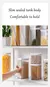 Frasco Selado Metka-Transparente com Tampa de Abertura, Food Grade AS Container,