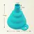 Mini Funil de Silicone Dobrável, Funis Portáteis Dobráveis, Fuel Hopper, Beer