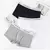 Imagem do Men Sports Boxers Underwear Cuecas Letras Banda Larga Branco Preto Cinza L XL XXL Respirável Ventilar Moda Fitness Sports