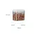 Frasco Selado Metka-Transparente com Tampa de Abertura, Food Grade AS Container,