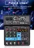 TEYUN-Mini Console Mixer de Som de 4 Canais, Mini Placa De Som Profissional, Gra na internet