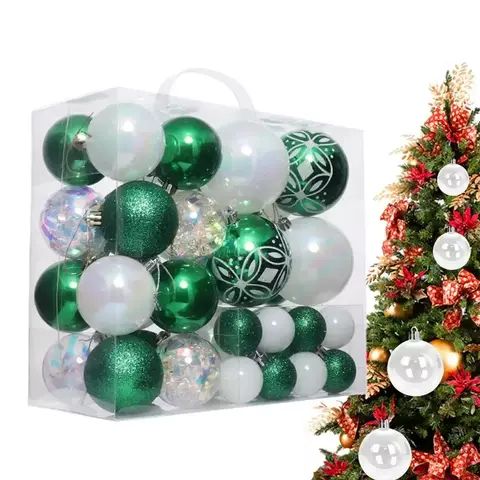 Bolas Shatterproof do enfeite da árvore de Natal, comemorações coloridas, int