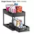 Organizador de 2 camadas, cesta deslizante, organizador, rack de armazenamento c - comprar online