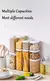 Frasco Selado Metka-Transparente com Tampa de Abertura, Food Grade AS Container, - comprar online