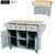 mesa de ilhas de cozinha, ilha de cozinha com folha suspensa, ilha de cozinha de - Utilidades Shopping