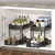 Organizador de 2 camadas, cesta deslizante, organizador, rack de armazenamento c