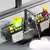 Aço carbono pia da cozinha dreno de drenagem toalheiro rack armazenamento acess na internet