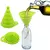 Mini Funil de Silicone Dobrável, Funis Portáteis Dobráveis, Fuel Hopper, Beer