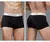 Men Sports Boxers Underwear Cuecas Letras Banda Larga Branco Preto Cinza L XL XXL Respirável Ventilar Moda Fitness Sports - Utilidades Shopping