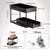 Organizador de 2 camadas, cesta deslizante, organizador, rack de armazenamento c - comprar online