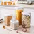 Frasco Selado Metka-Transparente com Tampa de Abertura, Food Grade AS Container, - comprar online