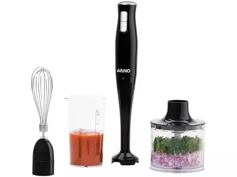 Misturador Arno 3 em 1 400W Preto Turbomix MX31 - 220V