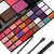 Paleta de sombras fosca Glitter para mulheres, impermeável, rígida, pó pressi - comprar online