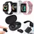 Esportes Smart Watch Kit para homens, fones de ouvido sem fio, telefone