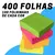 Bloco de Notas de Papel 4 Cores Autocolante 100 Folhas 3,8cm x 3,8cm - comprar online