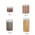 Imagem do Frasco Selado Metka-Transparente com Tampa de Abertura, Food Grade AS Container,