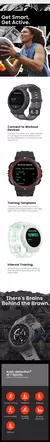 Amazfit Active Edge Smartwatch de design de duas cores, 130 modos esportivos, re