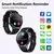 F210 relógio inteligente 2024 relógios para homens mulheres com bluetooth ecg - comprar online