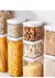 Frasco Selado Metka-Transparente com Tampa de Abertura, Food Grade AS Container, - loja online