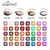 POPFEEL-Paleta Color Studio Eyeshadow, altamente pigmentada, 40 tons, fosca e br - loja online