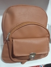 Mochila broche marron