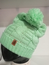 Gorros de lana con piel