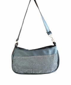Cartera baguette con brillo