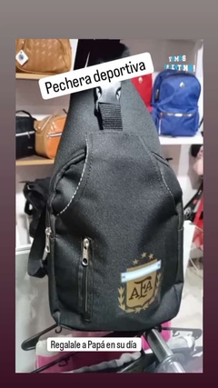 Pechera/morral cruzado A.F.A , Boca y Nike