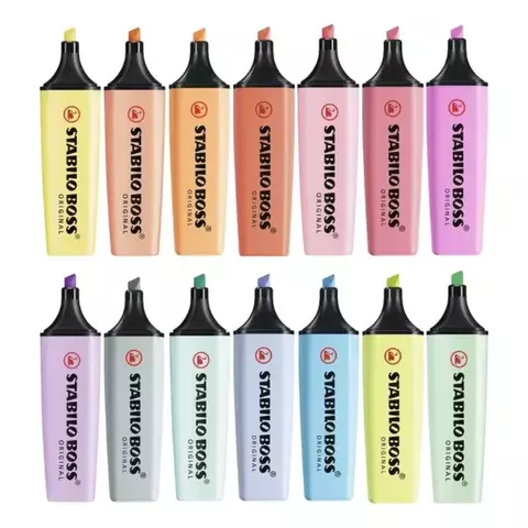 Marca Texto Pastel STABILO BOSS Original Cores