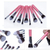 Imagem do Kit 10 pinceis de maquiagem Pinceis esfumar contorno Kabuki profissional
