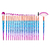 Kit 20 Pinceis Diamond Transparente De Maquiagem Make-UP Brilhante Kit De Cosmética - loja online