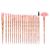 Imagem do Kit 20 Pinceis Diamond Transparente De Maquiagem Make-UP Brilhante Kit De Cosmética