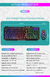 Teclado e Mouse Led Gamer na internet