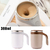 Preguiçoso Smart Mixer Aço Inoxidável Mark Cup, Magnetic Rotating Blender, Auto Agitando, Café Leite Misturando Cup, Garrafa mais quente, Novo