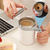 Preguiçoso Smart Mixer Aço Inoxidável Mark Cup, Magnetic Rotating Blender, Auto Agitando, Café Leite Misturando Cup, Garrafa mais quente, Novo - chacalstore